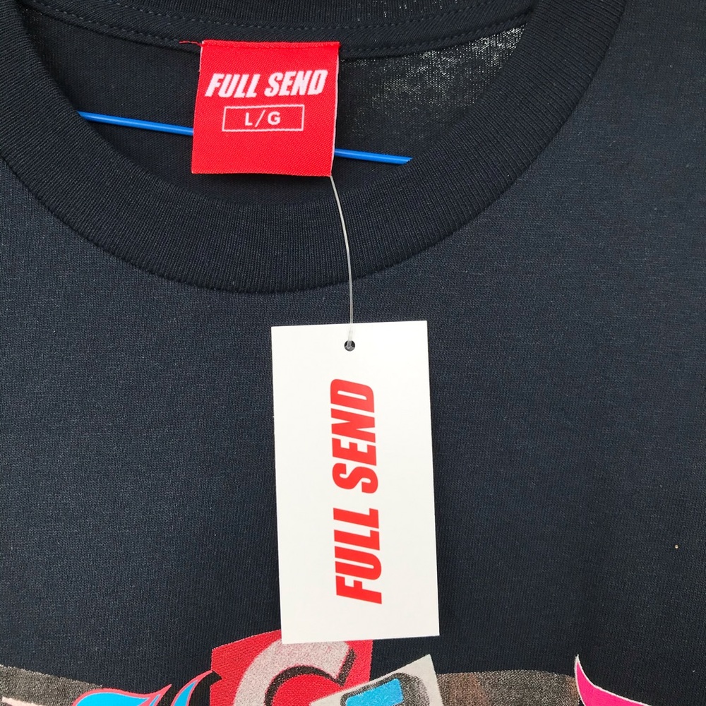 FULL SEND navy “Ransom” tees - Picture 2 of 3